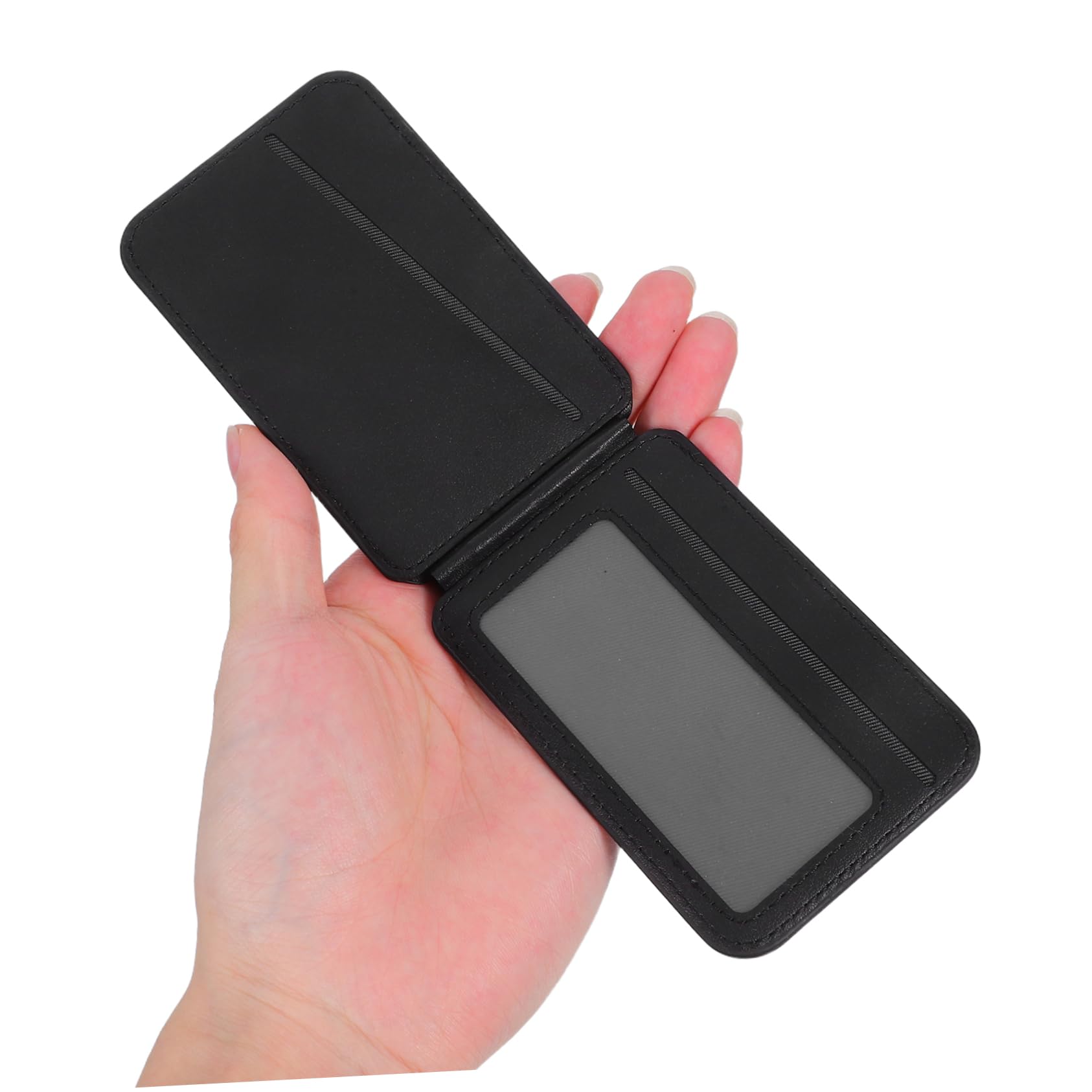 Veemoon Supporto Magnetico per Telefono Portafoglio per Carte di Credito e Supporto Pieghevole Chiusura Magnetica Sicura Comoda Angoli di Visione Regolabili Slot di Accesso Rapido