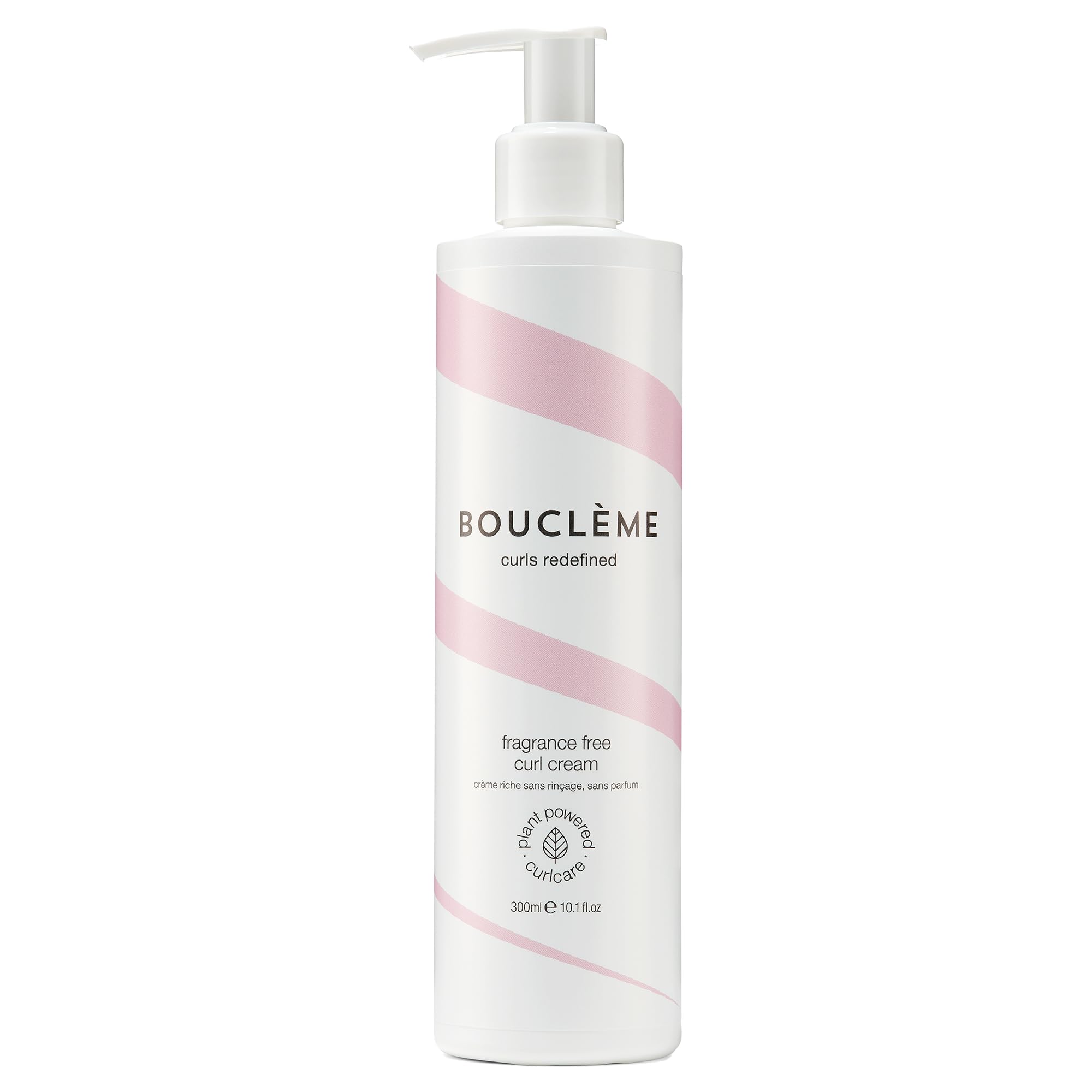 Bouclème Fragrance Free Curl Cream - Defines All Curl Types - Fragrance & Frizz Free, Bouncy Wavy Hair - 96% Naturally Derived Ingredients and Vegan - 300ml