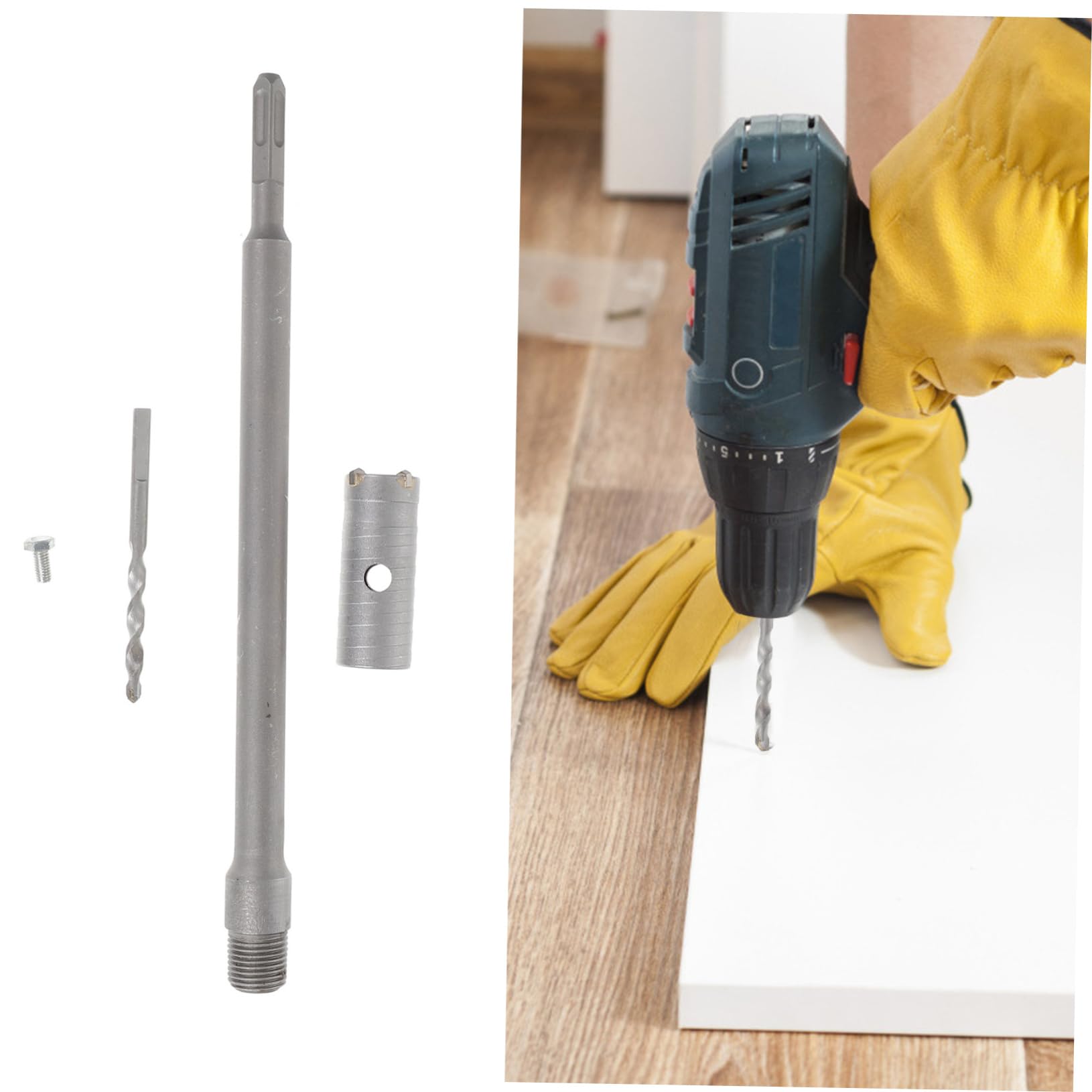 1set Punte Per Trapano Muro Kit Per Foratura Di Muri Mattone e Calcestruzzo Alta Durabilità e Resistenza Alla Corrosione