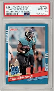 Travis Etienne Jr 2021 Panini Instant Donruss Rated Rookie /2231#BW12 PSA 10