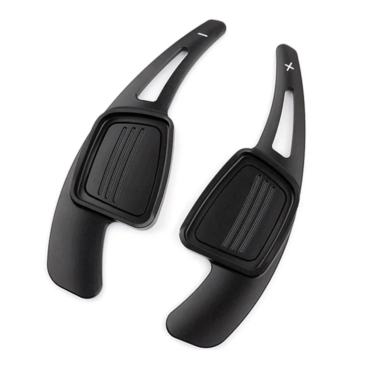 YAKISA Paddles Shift for A3 8V for A4 B9 S4 for A5 S3 S5 Q2 SQ5 for Q7 TT TTS 8S MK3 2016-2019 Steering Wheel Shifter Extend Sticker Paddle Paddle Shifter(Black)