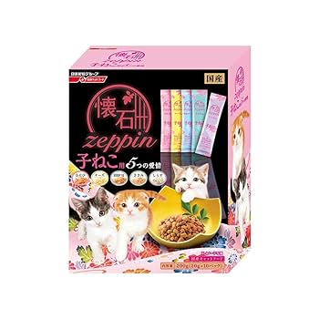 ペットライン国産キャットフード　懐石詰合せ　10袋 懐石 5つのごほうび 深紅 国産 200g（20g×10袋）3個 ペット