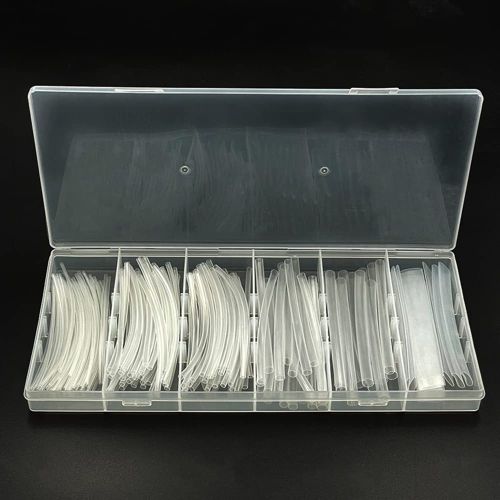 100PCS K tubo termorestringente guaina isolante cavo elettrico cavo termoretraibile rapporto di restringimento 1: 1  13