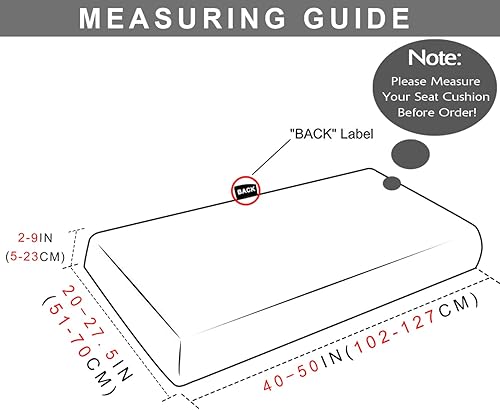 Miniatura 5 de TIANSHU Funda de cojín elástica de terciopelo para sofá, funda de cojín de sofá, 1 funda de cojín de terciopelo para sofá biplaza (sofá biplaza,