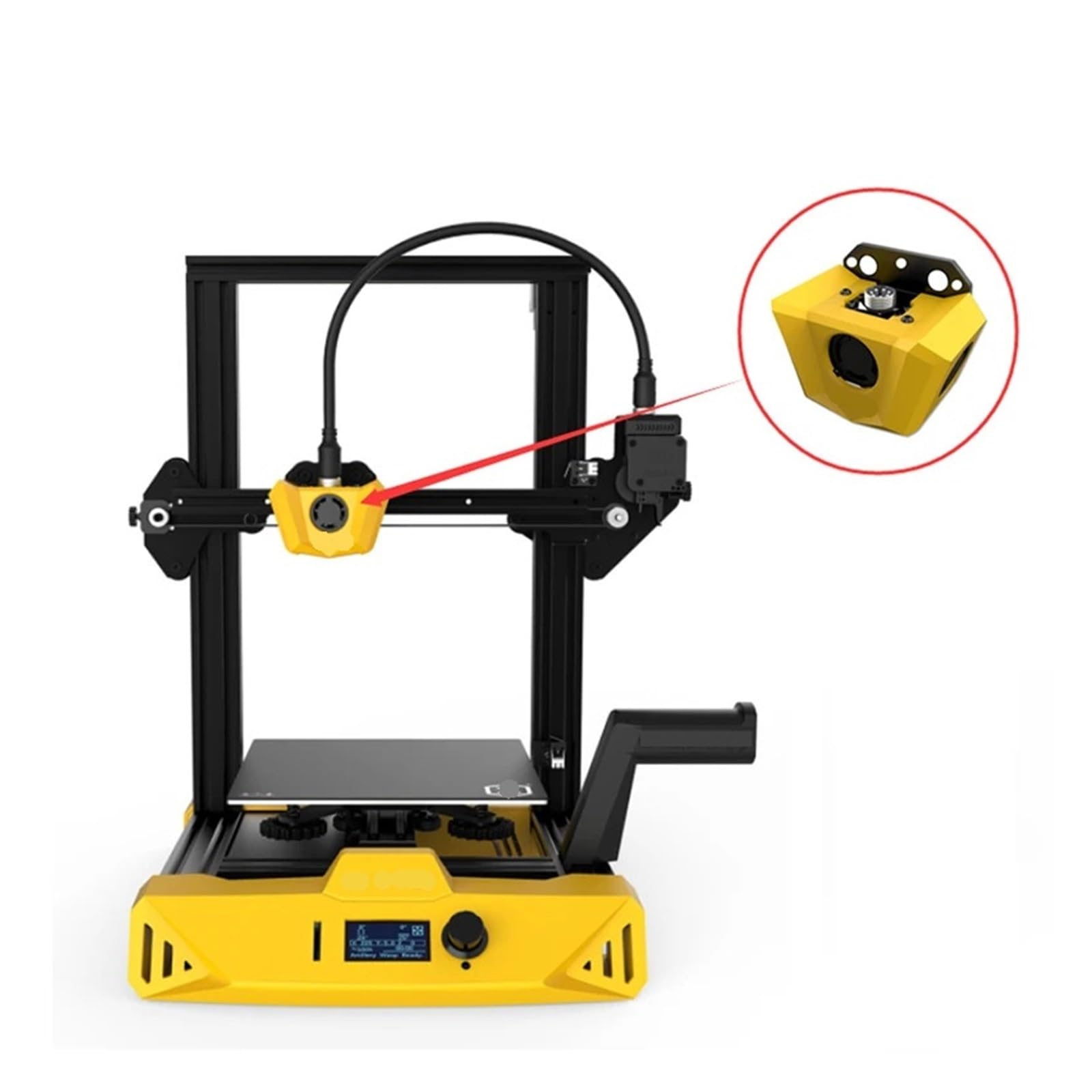 Kompatybilny z artyleryjską drukarką 3d Hornet pełny zestaw wytłaczarek 5 sztuk dysze wentylator Hotend termistor pręt grzejny radiator rura gardłowa