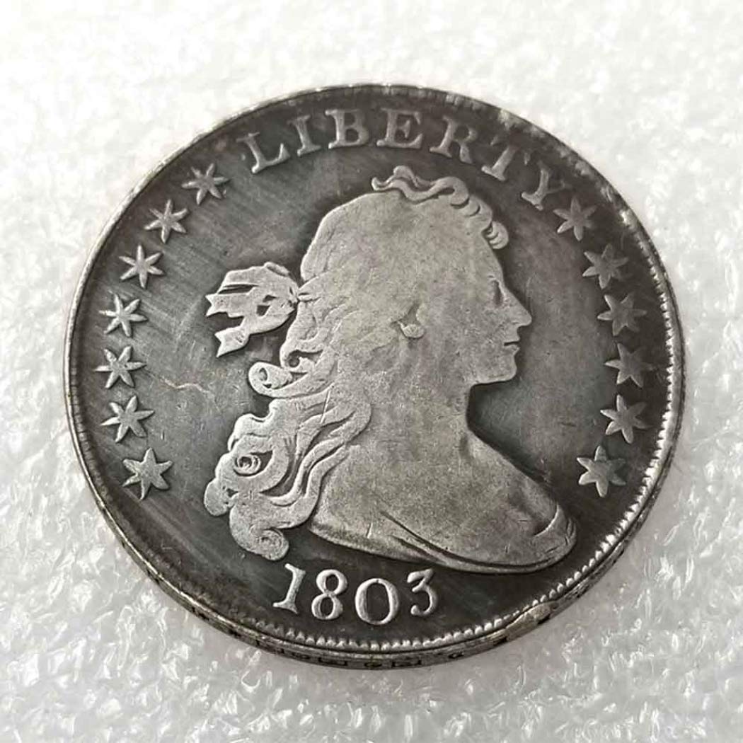 1880 Liberty Dollar Hobo Nickel – Sammelmünze Aus Versilbertem Messing | Nachbildung Des Morgan-Dollars | Mit Geschenktüte