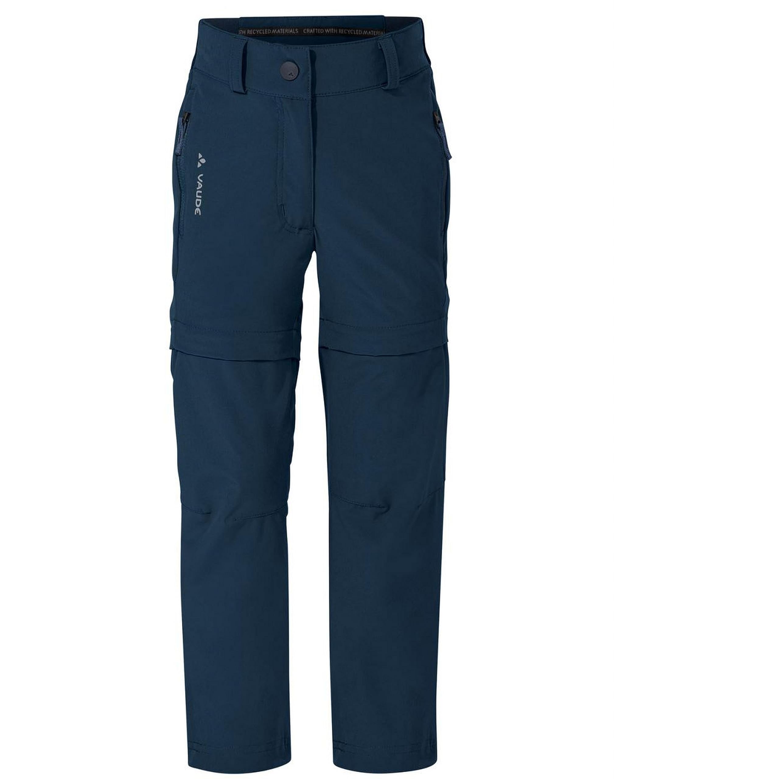 VAUDE Leichte Zip-Off-Wanderhose für Jungen und Mädchen, zur extra kurzen Shorts abzippbar, elastisches, schnelltrocknendes Material, UPF 50, Kinderhose
