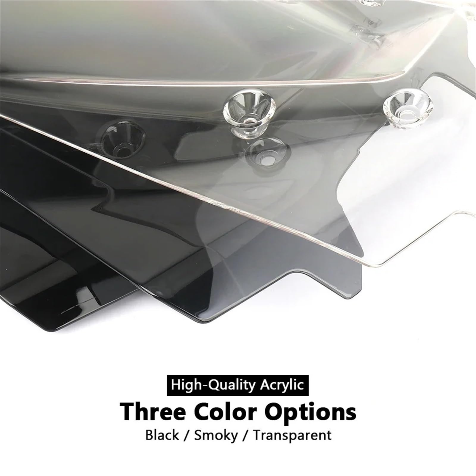 Parabrezza Moto Spoiler Adatto per BMW R1300GS GS 1300 R1300 GS Adventure Deflettore del vento Carenatura Parabrezza espanso Parabrezza(Transparent)