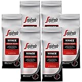 Segafredo Zanetti Whole Bean Coffee – Made With Arabica Coffee – Medium Roast, Balanced with Smooth Acidity – Colombian & Brazilian Blend – Vivacious Medium Body – Vivace, 10oz Bag, Pack of 6