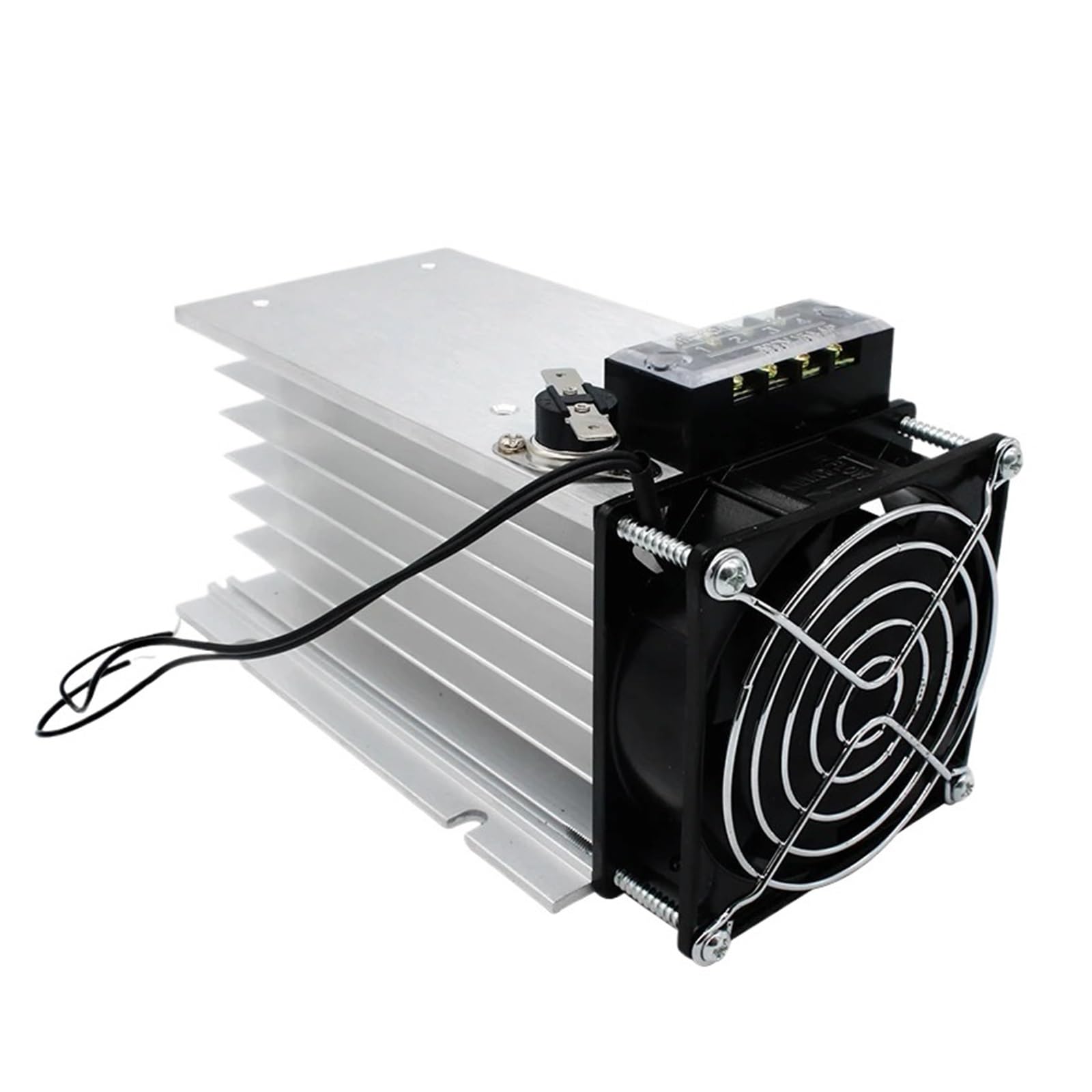Radiador H-150 para relé de estado sólido con ventilador para SSR trifásico 60A