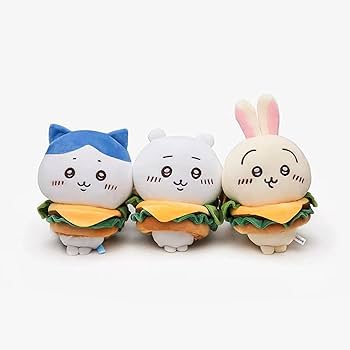 ちいかわ　うさぎ　ハンバーガー Amazon.co.jp: ちいかわ ハンバーガー ぬいぐるみ ちいかわ