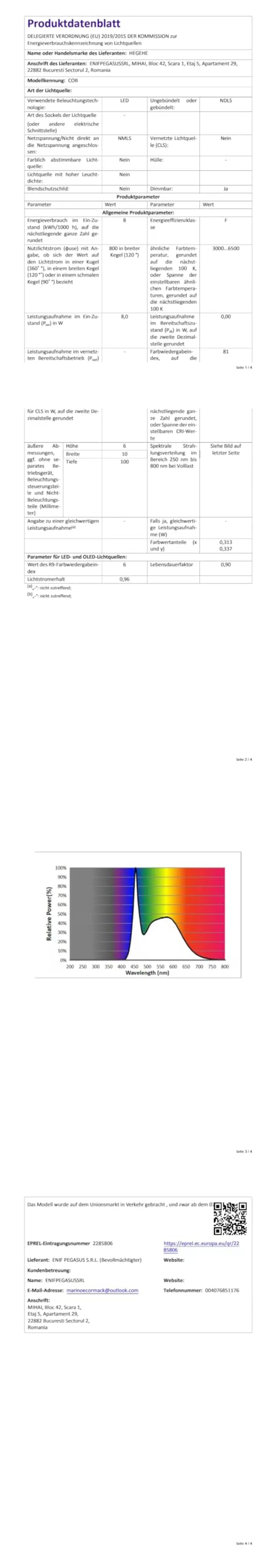 COB Neon LED Streifen, 230V 288leds/m Superhell Hohe Dichte, Diffusion Neon Flex LED Schlauch für Innen Aussenbereich Heim Küche DIY Deko (Weiß, 20M)