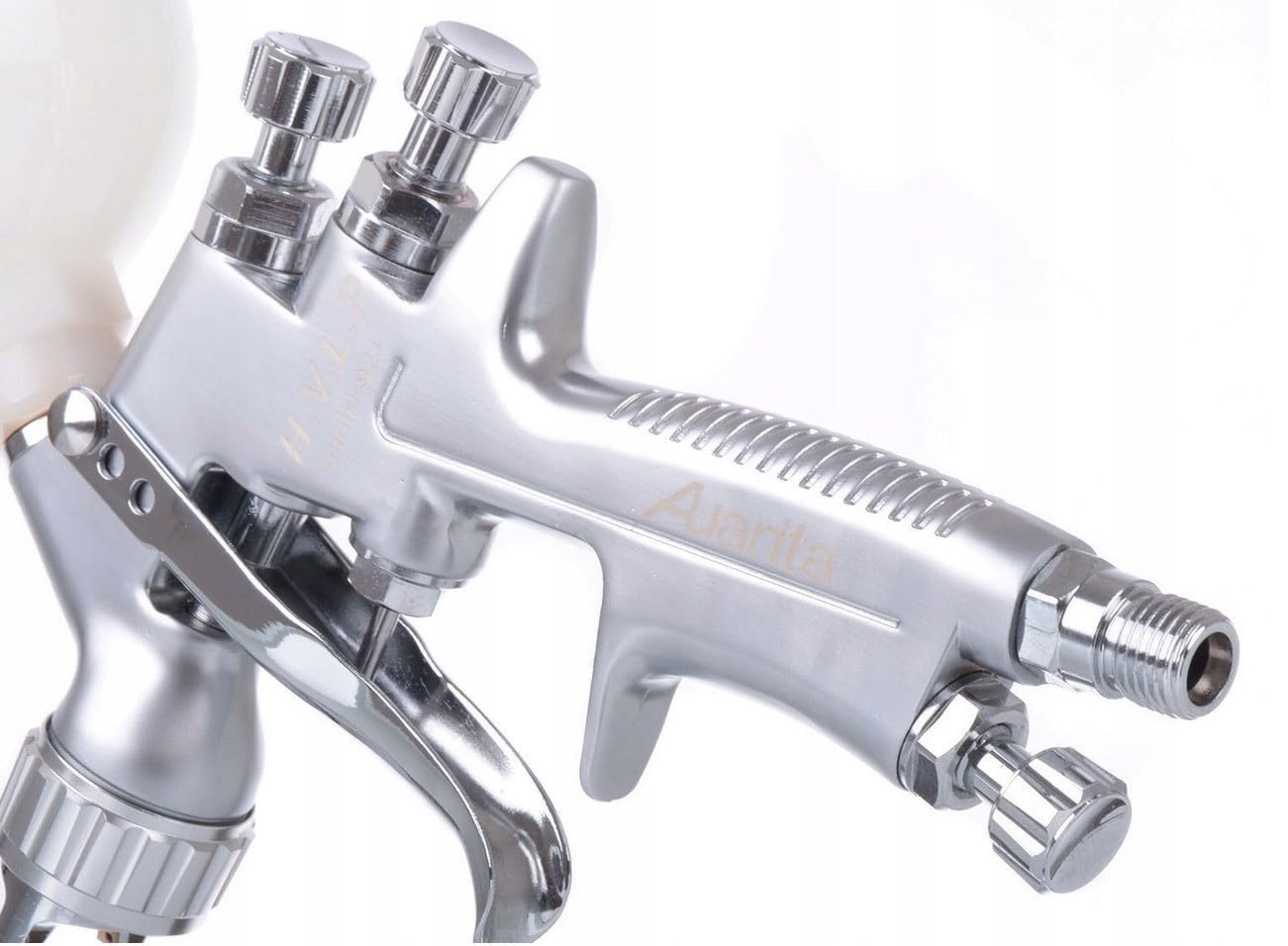 HVLP Mini H-921 Pistolet pulvérisateur à Technologie Buse de 1,2 mm Durable Capacité de 250 ML pour la Peinture Trois Modes de réglage Très Efficace Bon pour Les matériaux Lourds