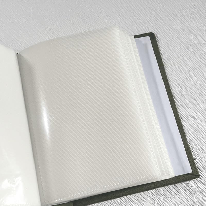 Velvet Framed Pocket Photo Album A Souvenir Book for Couples Friends Trip