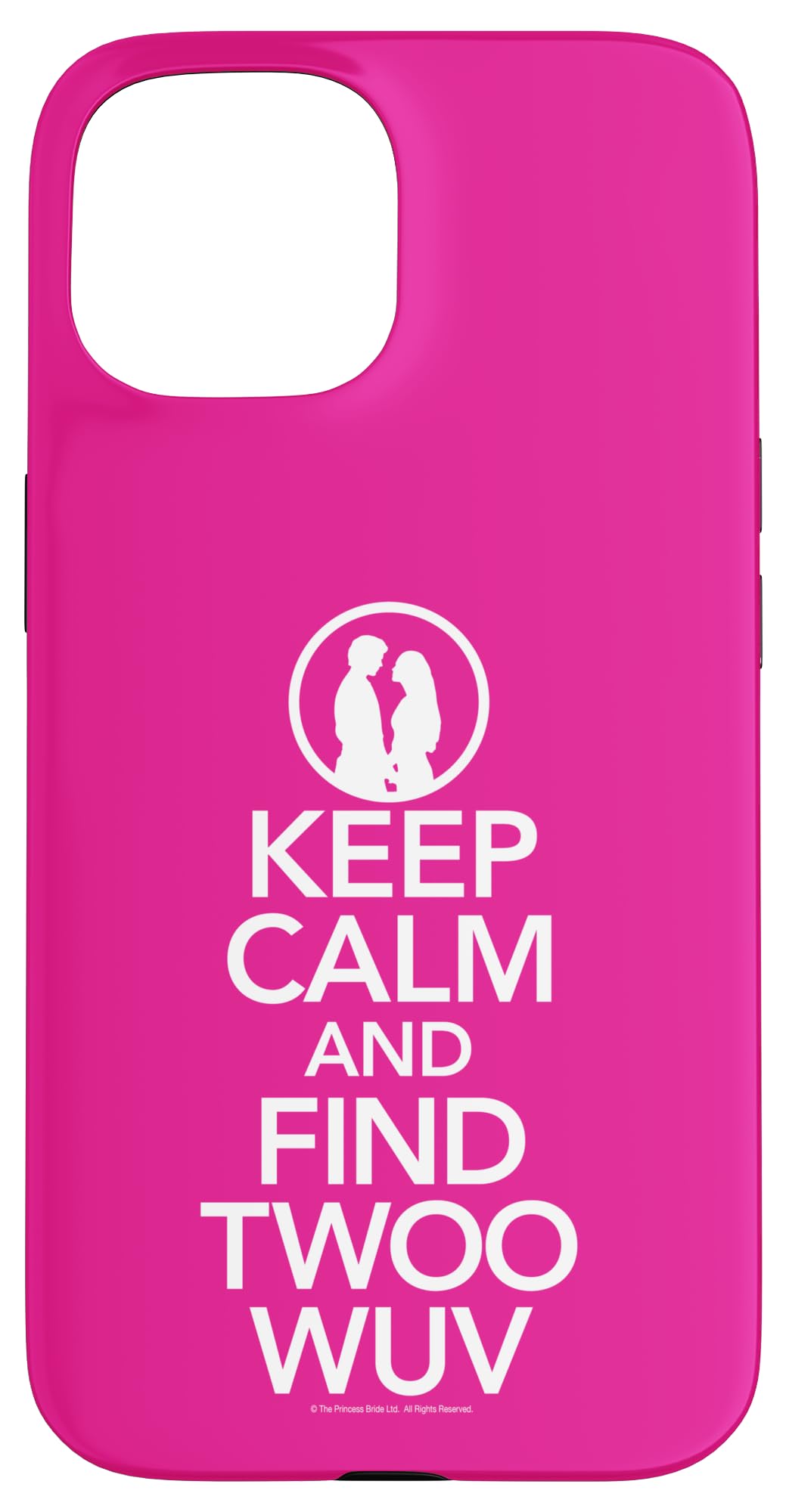 Coque iPhone 15 Princess Bride Keep Calm étui de protection