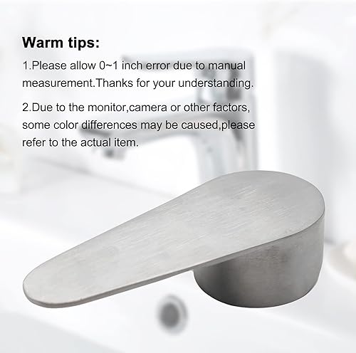 Miniatura 4 de 1 juego de piezas de repuesto para grifo de grifo, kit de repuesto universal de palanca de una sola manija, mango de grifo para válvula de grifo de