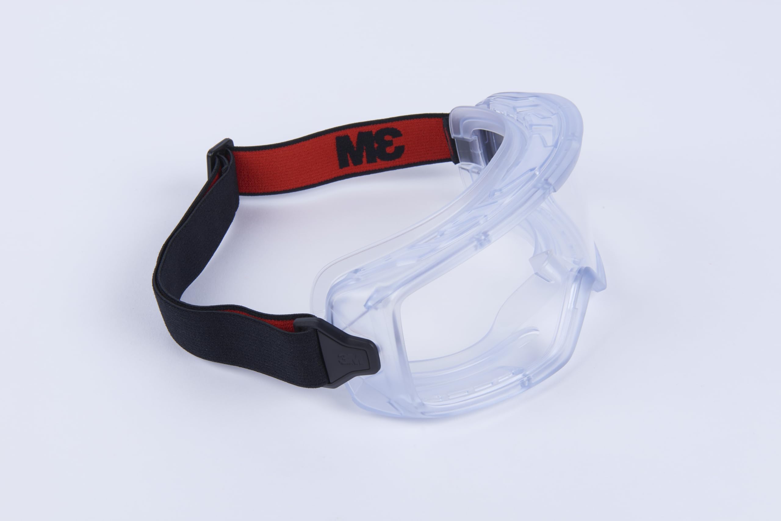 3M GoggleGear série 3000 lunettes-masques de protection joint PVC optique AF transparente Scotchgard sangle toile Premium GG3101-SGAF EU