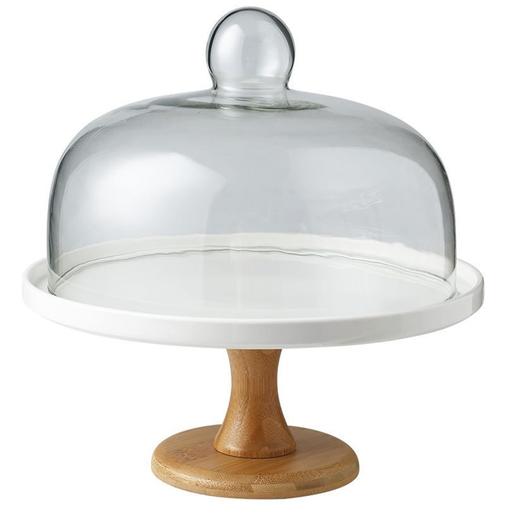 Dôme à gâteau amovible 8 pouces transparent pour stockage fruits et fromage