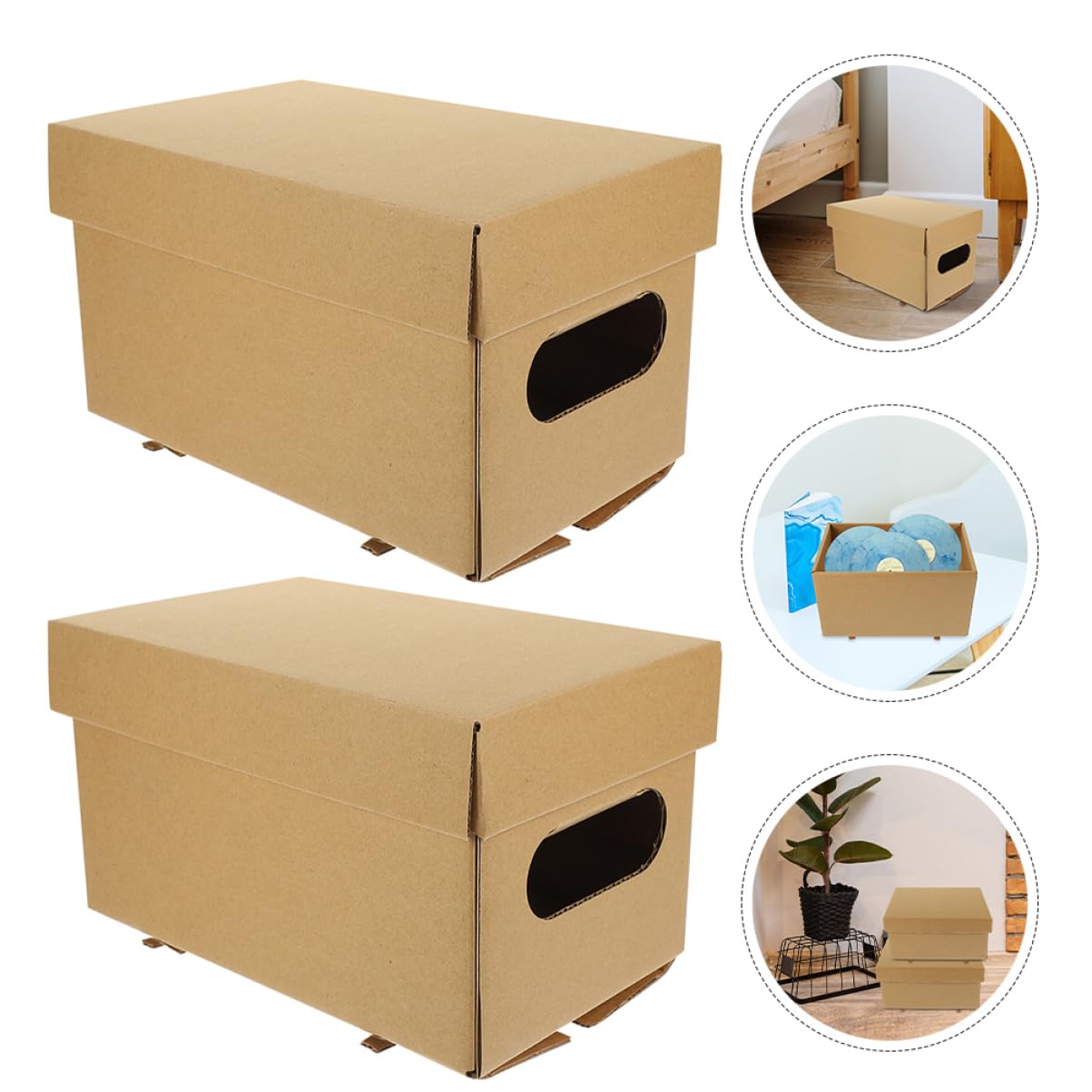 CHILDWEET 4stücke Dokumentenbox Papier-aufbewahrungsbox Akten-aufbewahrungsbox Mit Deckel Für Büro Und Zuhause Kleinigkeiten Lagerung Fall Schule Büro-akten-organizer