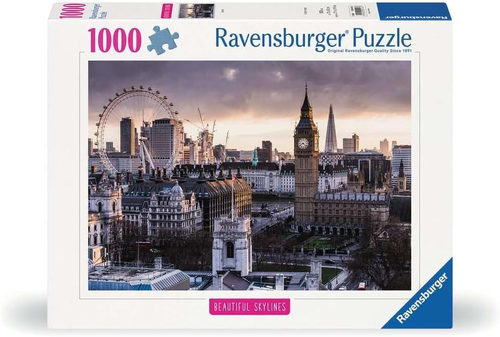 Ravensburger Beautiful Skylines - London - 1000 Piece Jigsaw Puzzle | Iconic Cityscape | Precision Fit | Premium Quality Printing