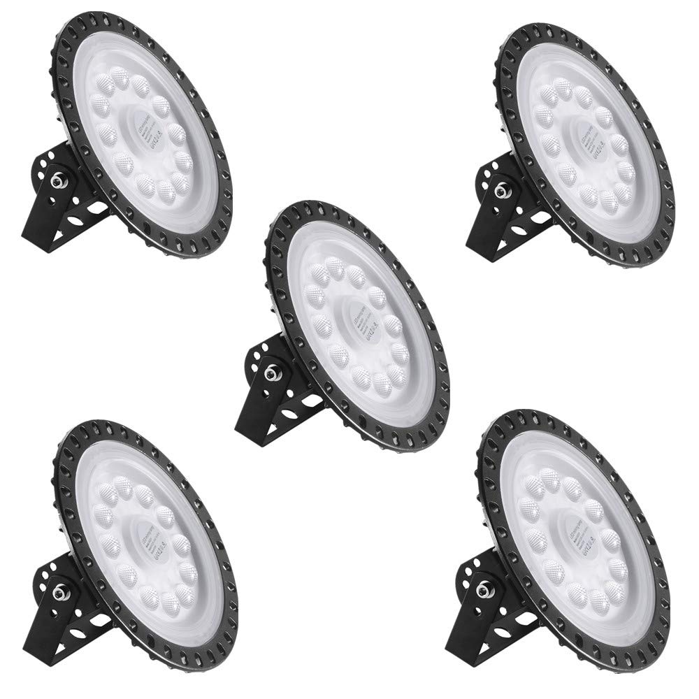 50W UFO LED High Bay Lighting Factory Warehouse Industrial Lighting 5000 Lumen 6000-6500K IP54 Wareh