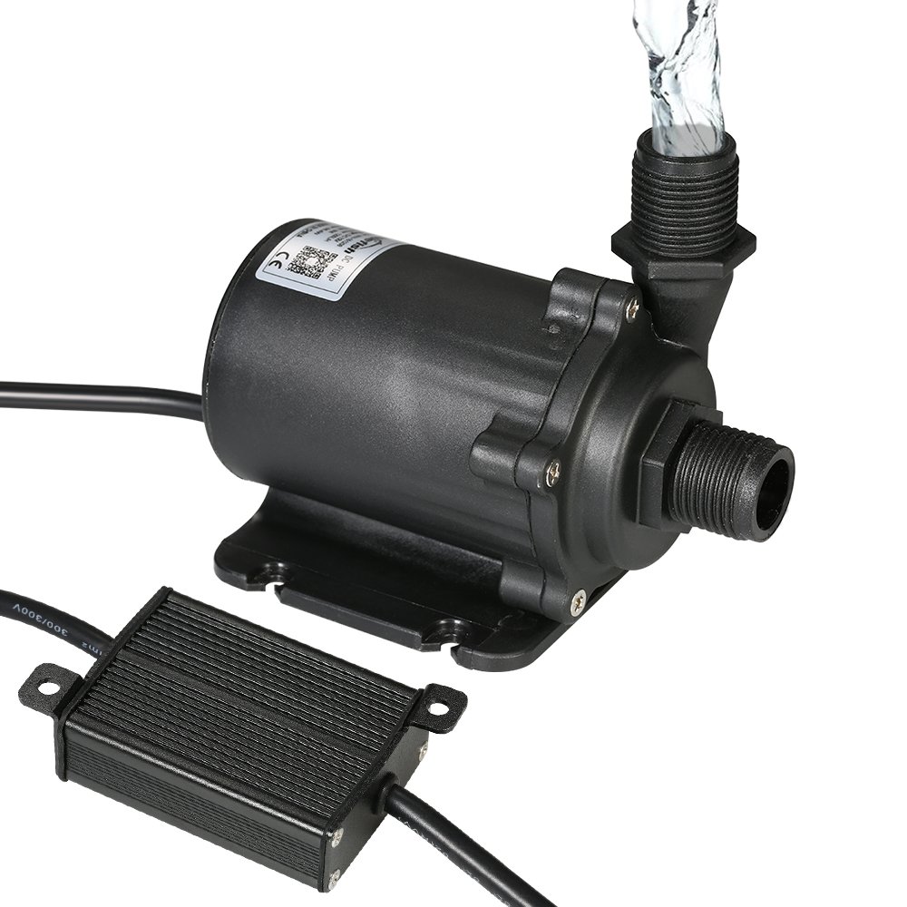Bomba de agua sin escobillas DC12V 1200L/H para sistemas hidropónicos de peceras de acuario