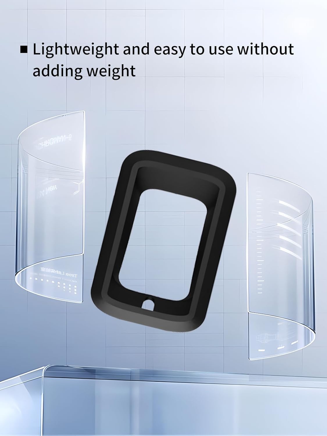 The WUNIAK protective case shown disassembled, highlighting its lightweight and slim design.