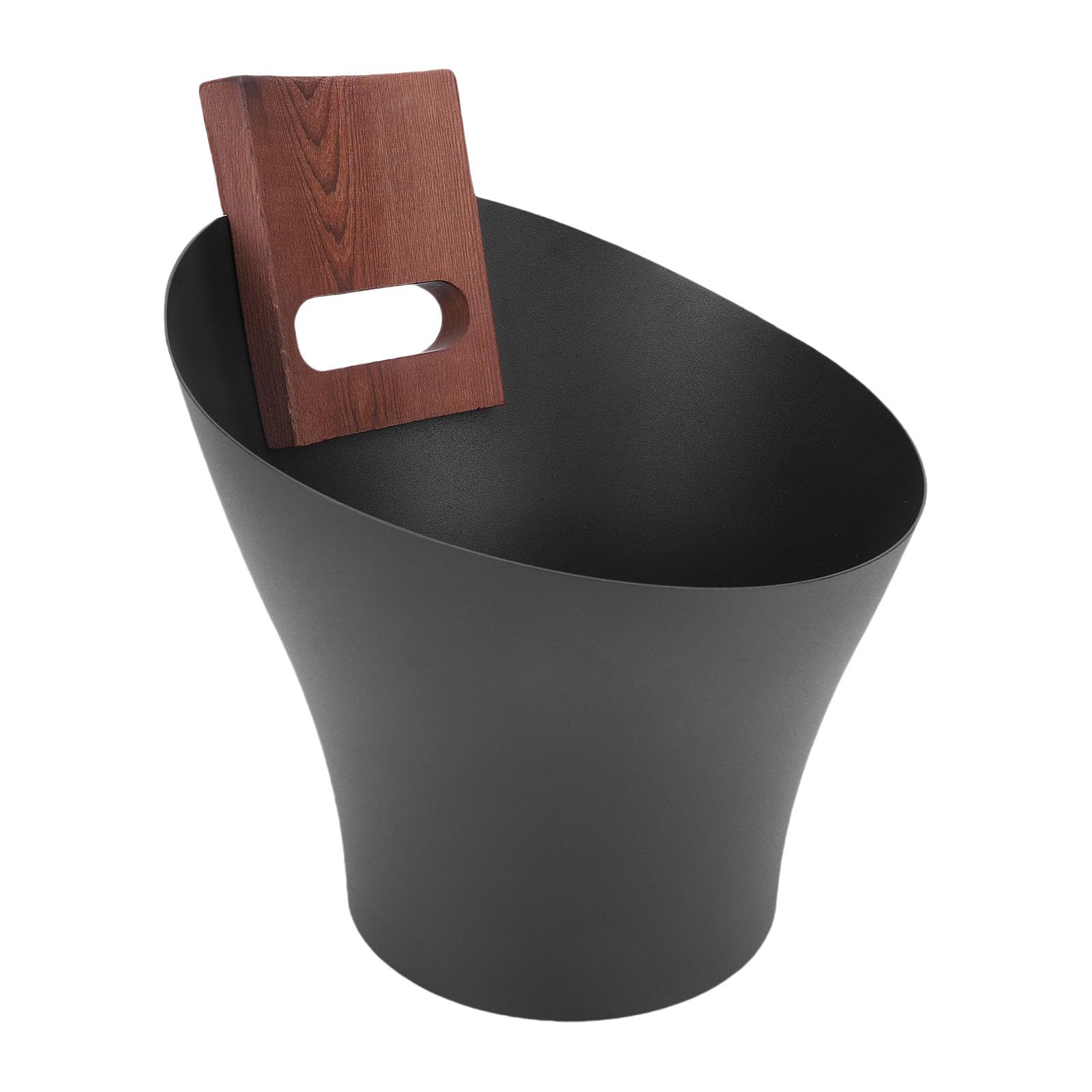 Sxhlseller Sauna Wiadro, 5L Aluminiowa Wiadro w Saunie z Drewnianym Zestawem Kadzi, Regulowana wilgotność, Higrometr Termometru, Akcesoria do Kąpieli Prysznicowej z klepsydą