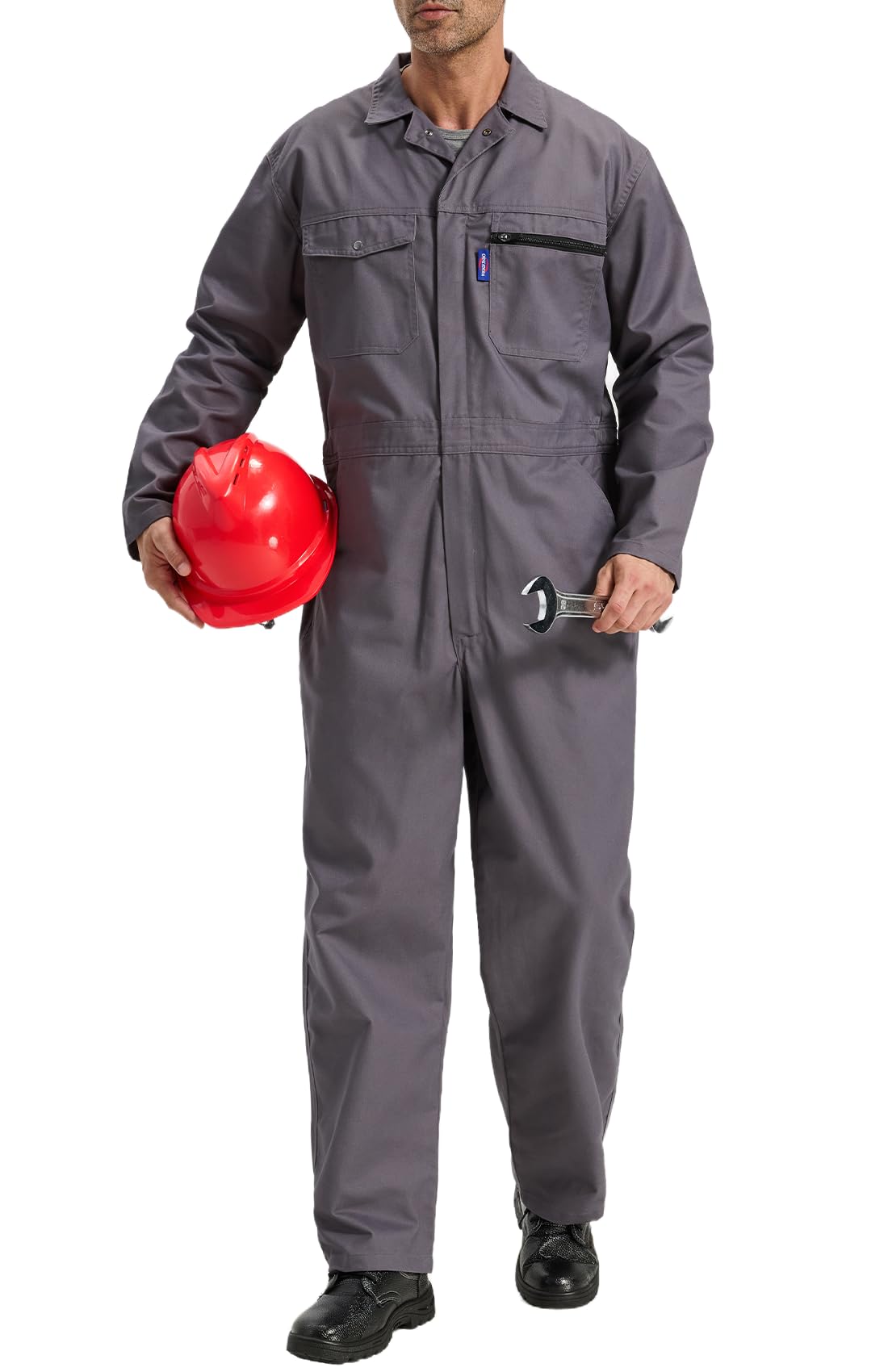 Mono de Trabajo para Hombre Mono Taller Overole de Traje con Cremallera Monos de Trabajo