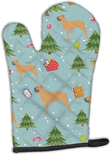 Vista 345 de Caroline's Treasures BB4904OVMT Christmas Siberian Husky Oven Mitt Heat Resistant Thick Oven Mitt for Hot Pans and Oven, Kitchen Mitt Protect Hands