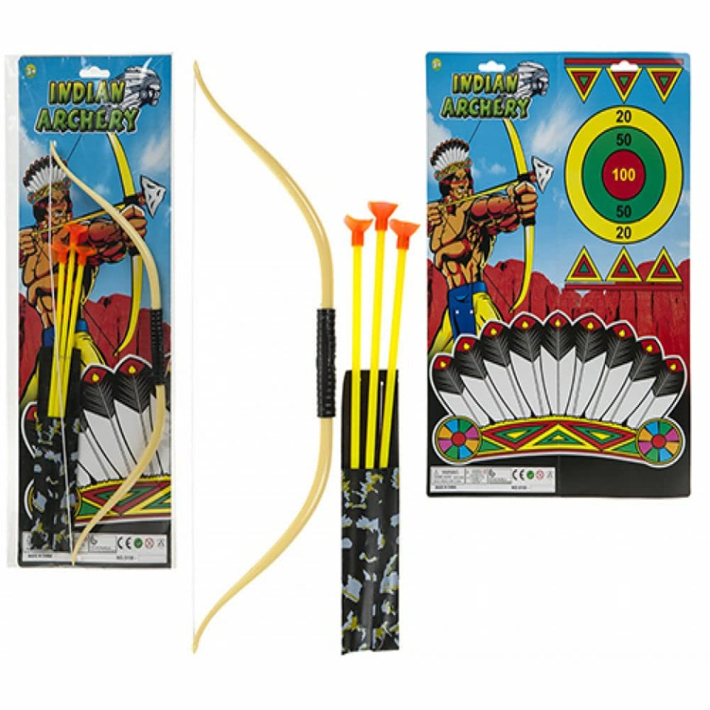 PMS Nœud indien 36,8 cm et 3 flèches avec carquois sur carte à nouer