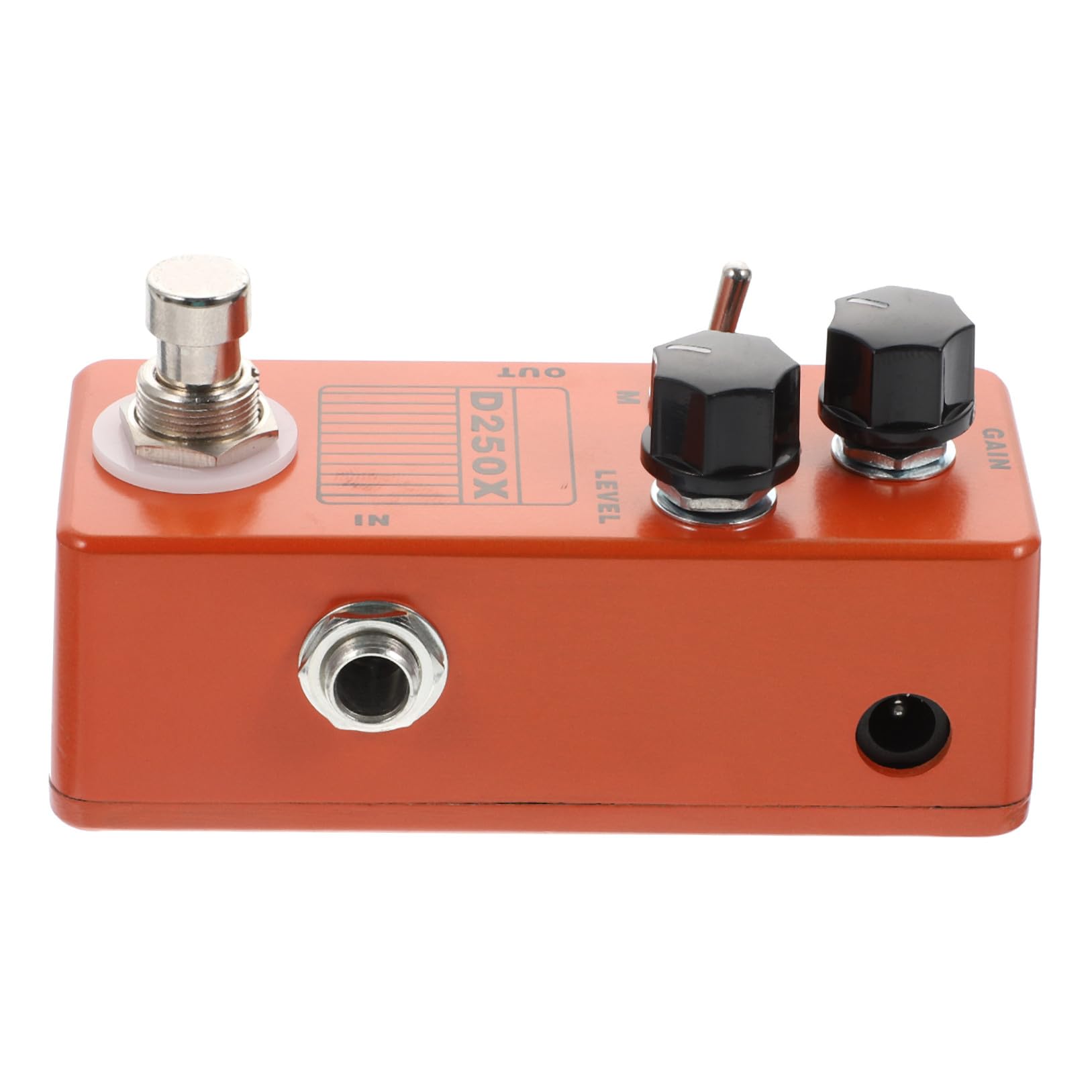 Toddmomy Pedal De Guitarra Eléctrica Compacto Carcasa Metálica Accesorio De Guitarra Preamplificador De Sobrevelocidad Profesional