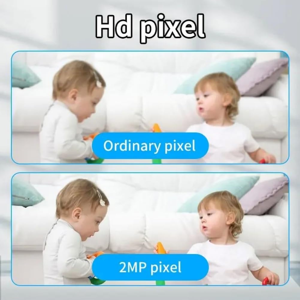 Monitor per Bambini E Anziani Videochiamata Interfono Telecamera di Casa HD Telecamera per Bambini Wi-Fi Telecamera Interna Tracciamento Mobile Visione Notturna Interfono Bidirezionale