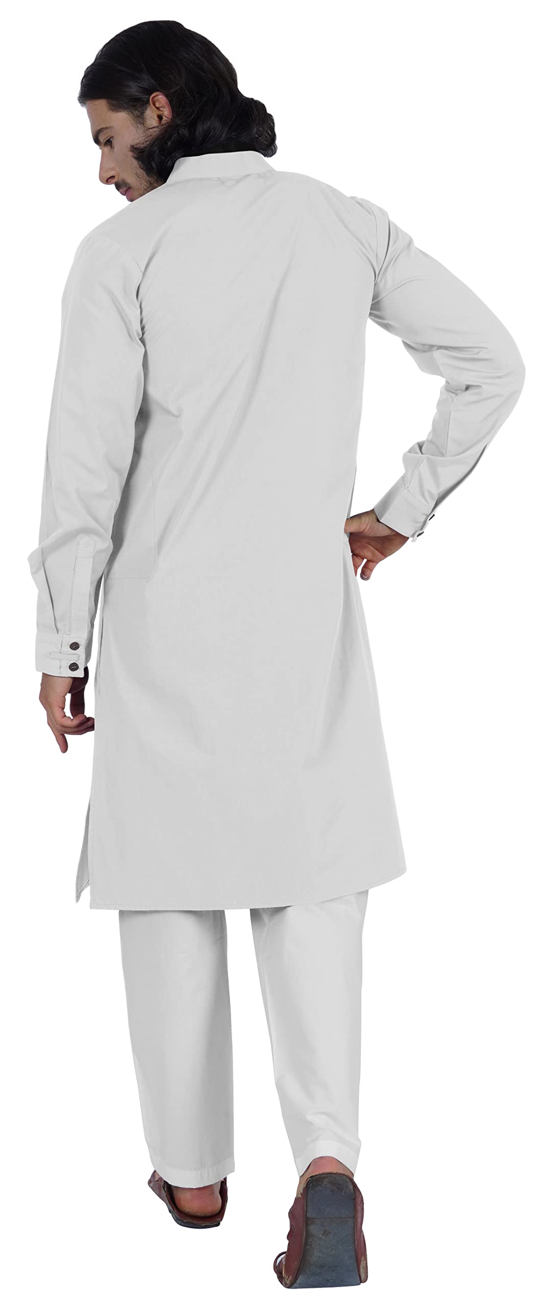 Atasi Herren Henley Welt Tasche Lange Kurta Feste Indische Ethnische Kleidung Für Männer