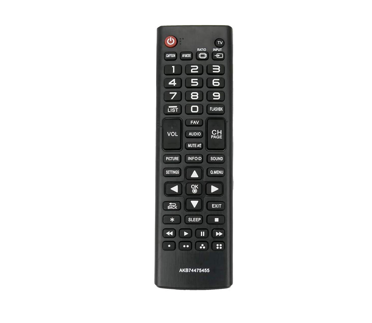 New AKB74475455 Replace Remote Control fit for LG LED HDTV TV 22LX330C 32LW340C 32LX770M 42LX530S 49LX310C 55LW340C 65UX340C 55LX770M