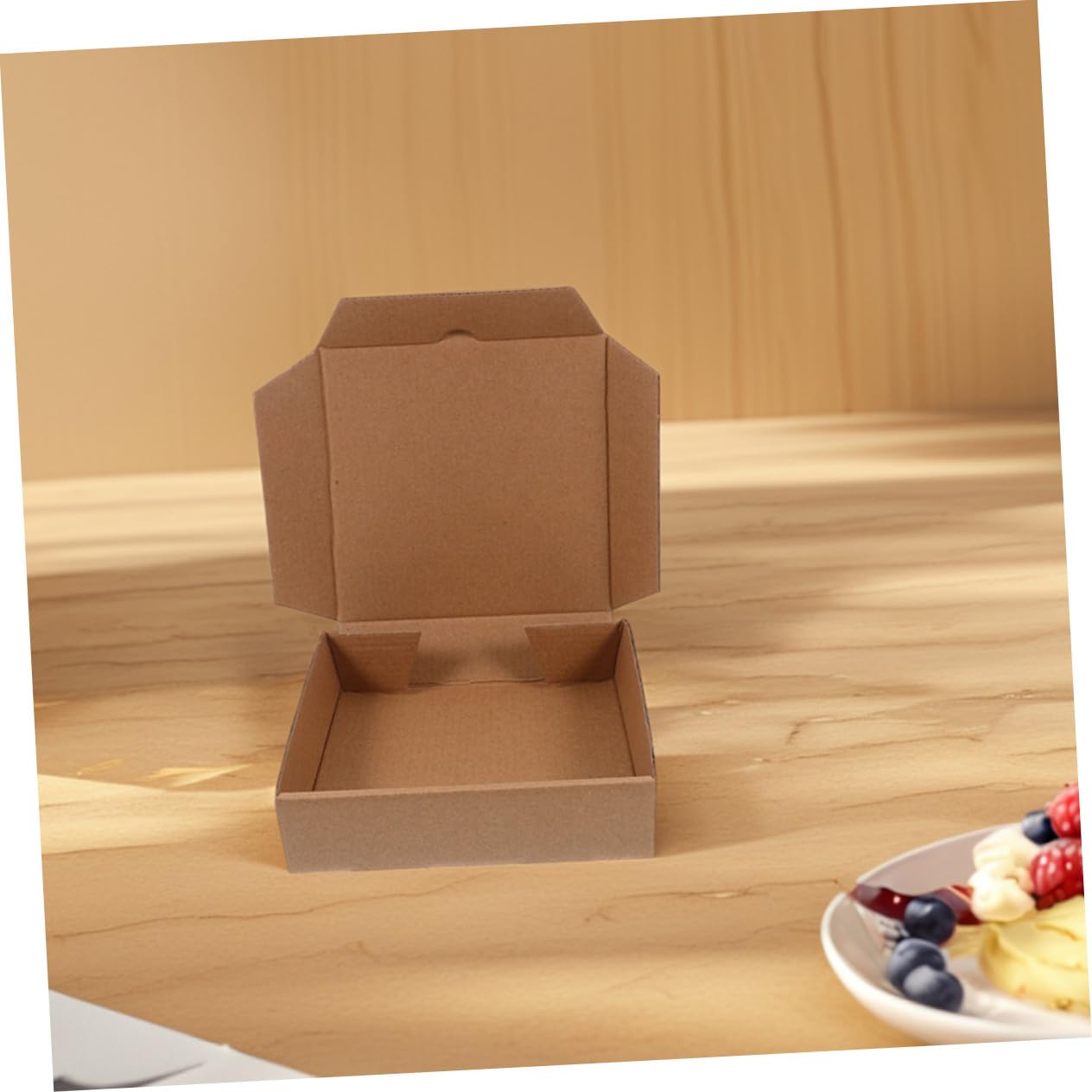 TOYANDONA Caja de Pizza Marrón de Papel, 20 Piezas, para Llevar