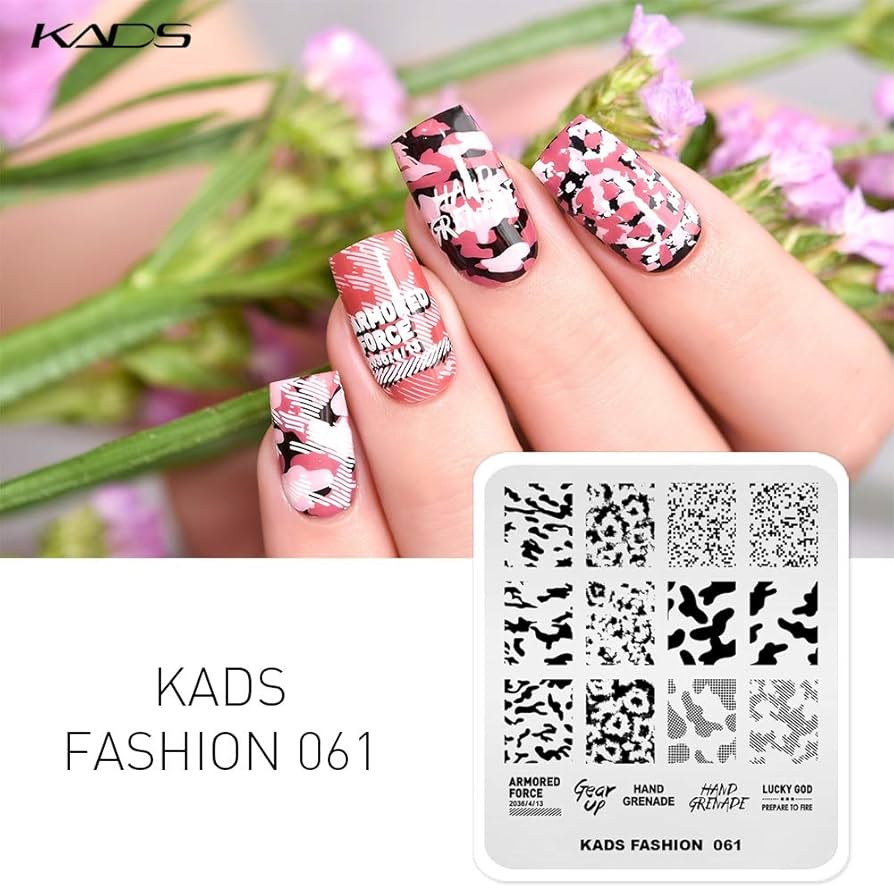 ブランド風ネイルスタンププレート アルファベットネイルスタンド