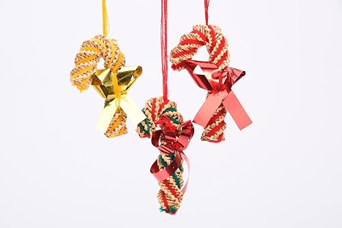 A&C Quinceañeras and More Colorful Mexican christmas Ornamets Esferas Mexicanas hechas de palma 5 inch