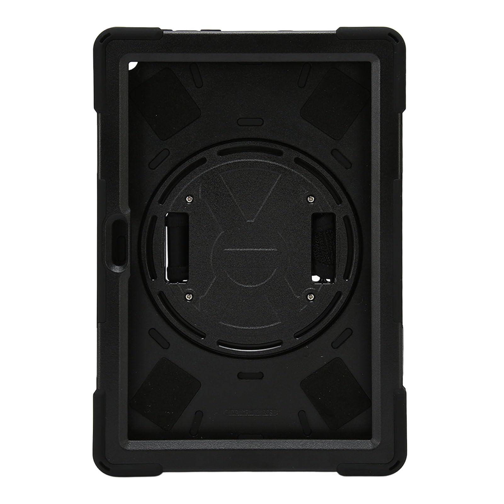 Custodia Antiurto per Tablet con Spallacci, Protezione Multipla per Fire HD 10, 10 Plus 2021 - Ritagli Precisi, Resistente, Supporto Ruotabile a 360° (Black)