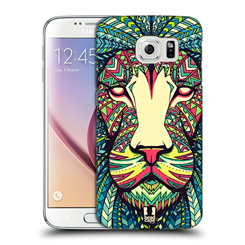 Head Case Designs Leone Facce di Animali Aztechi