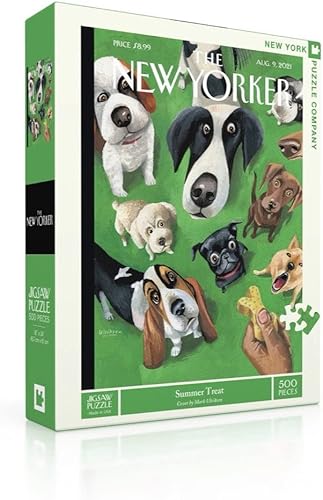 Miniatura 1 de New York Puzzle Company - New Yorker Summer Treat - Rompecabezas de 500 piezas