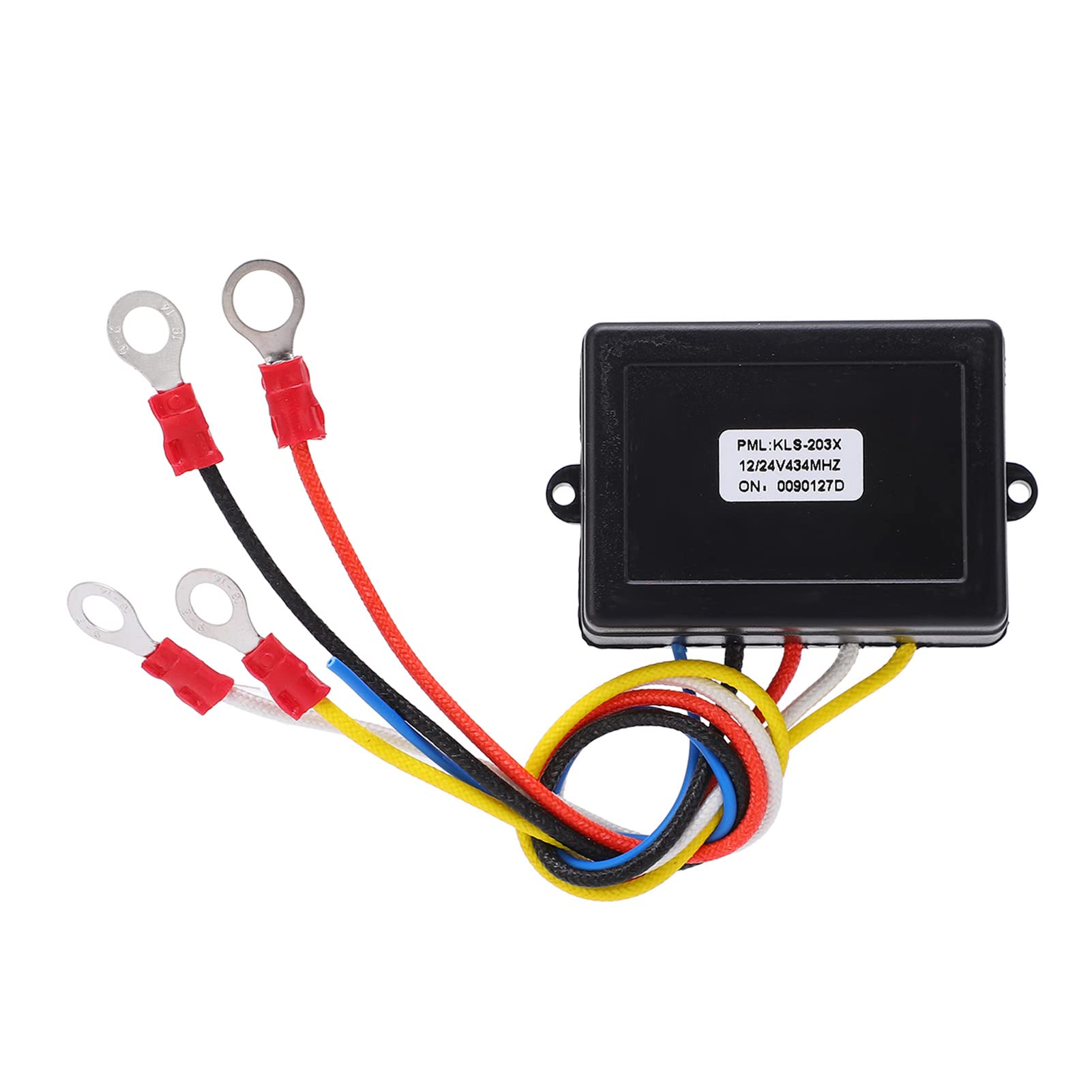 Kit de mando a distancia inalámbrico de interruptor portátil 434MHZ fácil de usar 12V 24V resistente para camiones Jeep ATV SUV Azul