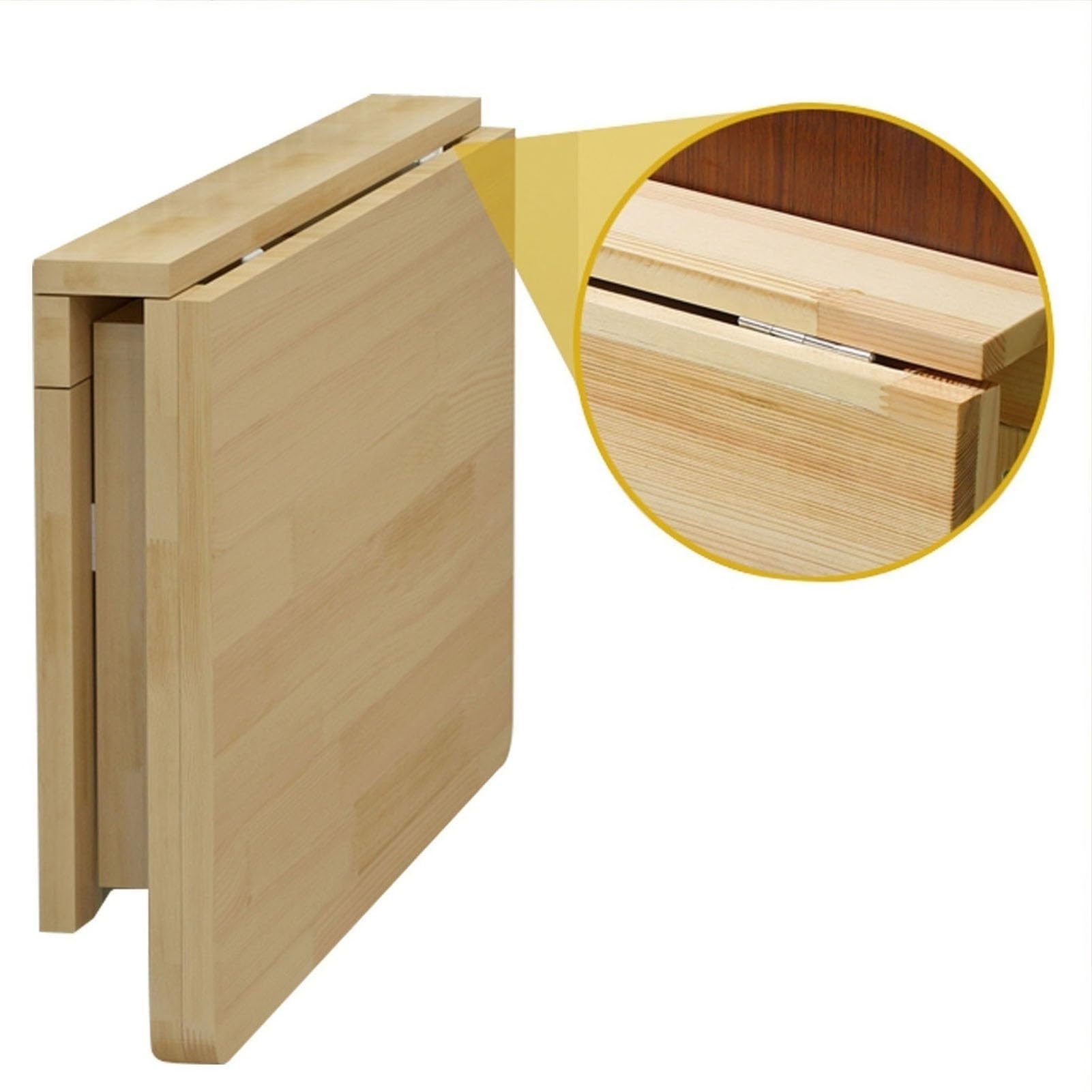 GJZQDKX Folding Wooden Wall Mounted Workbench Breakfast Bar Table Sturdy Dining Table (50x30cm / 20x12in)