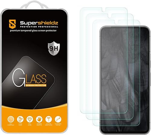 Supershieldz Protector de pantalla de vidrio templado diseñado para Google (Pixel 8 Pro), antiarañazos, sin burbujas