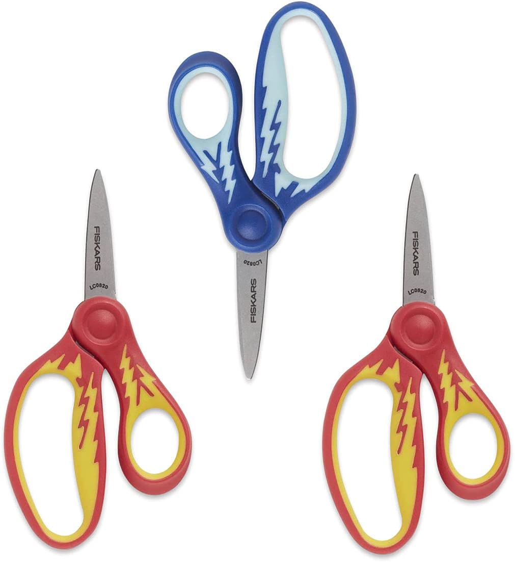 Fiskars 5 PointedTip Kids Scissors Lt. Blue w/Blade