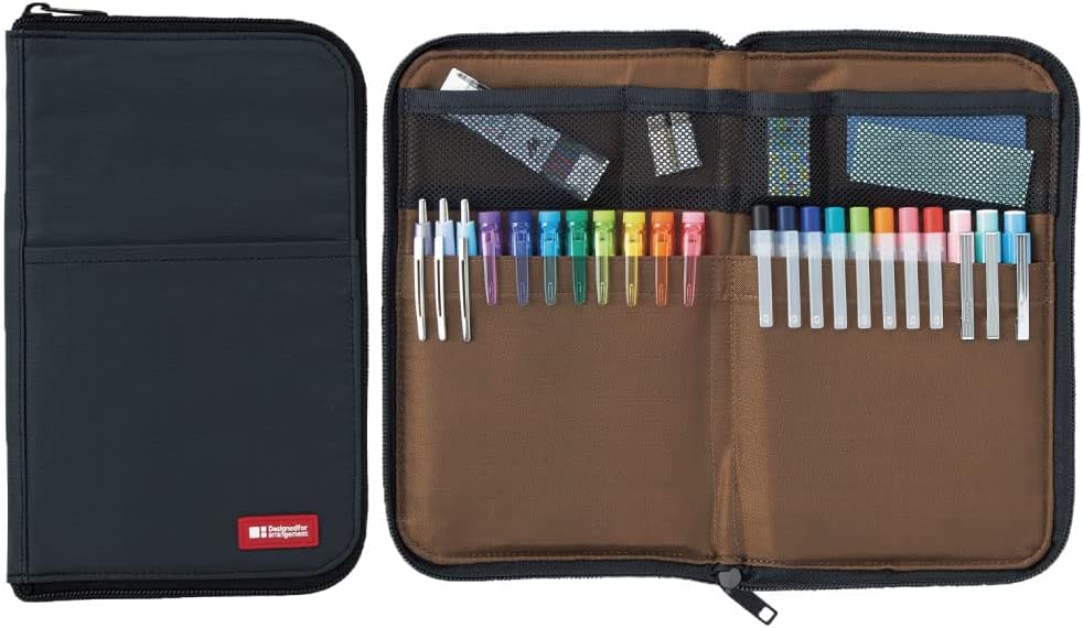 Amazon リヒトラブ ペンケース スマートフィット ブラック A758524 ペンケース 文房具・オフィス用品