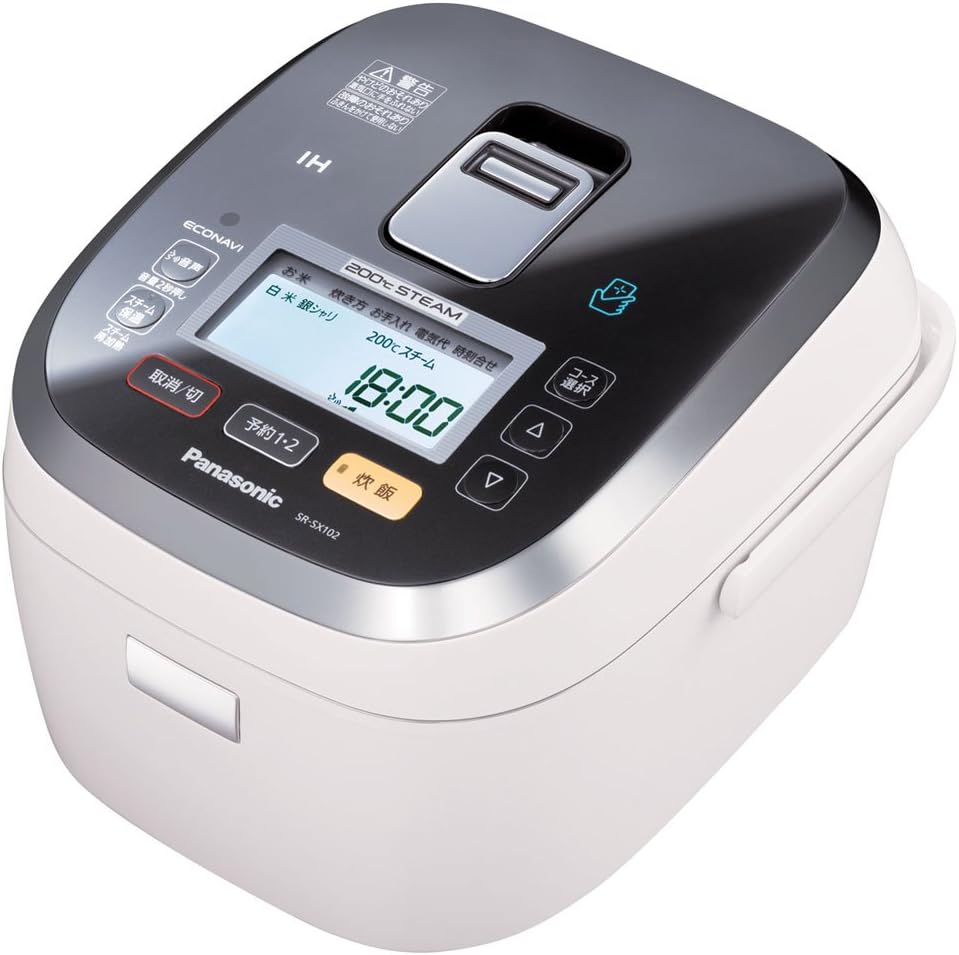 パナソニック 5.5合 炊飯器 IH式 ホワイト SR-SX102-W