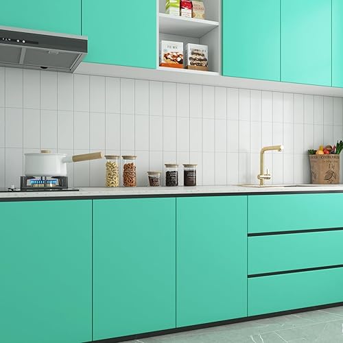 Miniatura 33 de Livelynine Papel tapiz de pared rojo de 15.8 x 394 pulgadas, papel tapiz extraíble para despegar y pegar, rollo de vinilo rojo, autoadhesivo, sin