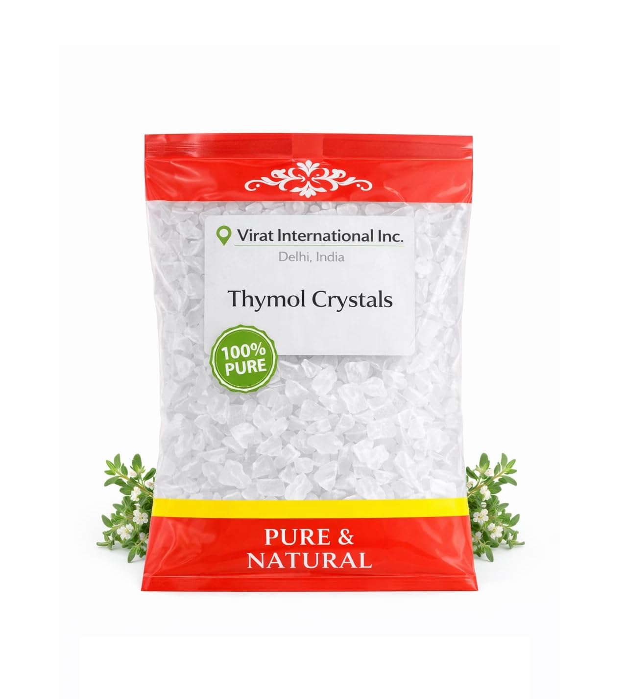 Virat International Pure and Natural Thymol Crystals/Sat Ajwai/Ajwain Phool/Mucuna. (50)-image-15