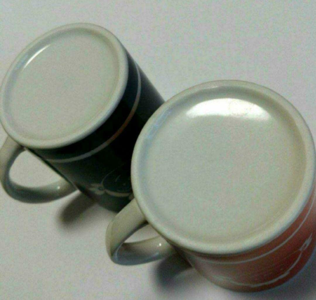 Amazon.co.jp: サザエさん ペアマグカップ 陶器 レッド ブルー